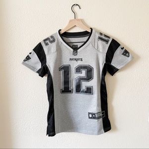 Nike | Black Grey Women’s Patriots Brady Jersey